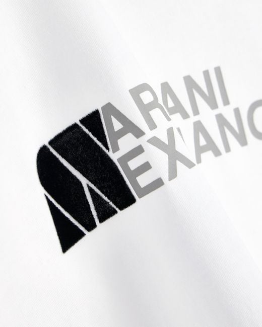 ARMANI EXCHANGE White T-Shirt Slim-Fit for men