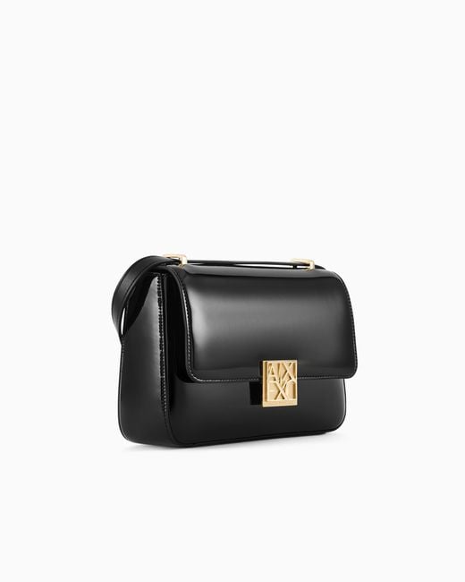 ARMANI EXCHANGE Black Small Shoulder Bag With Logo