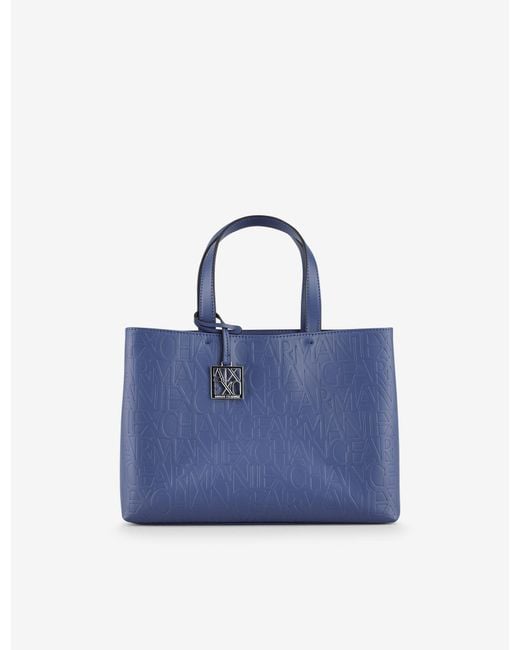 armani exchange tote bag with shoulder strap