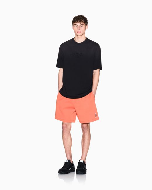 ARMANI EXCHANGE Black Regular Fit T-Shirt for men