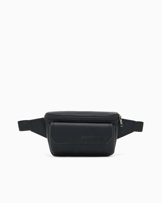 Marsupio Effetto Martellato di ARMANI EXCHANGE in Black da Uomo