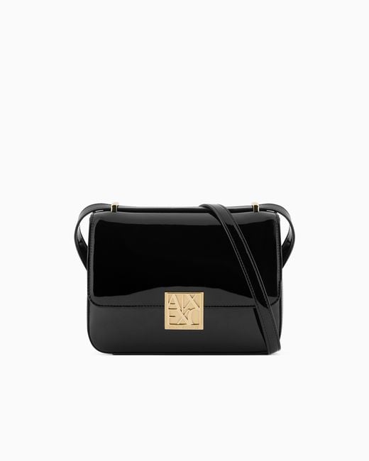 ARMANI EXCHANGE Black Small Shoulder Bag With Logo