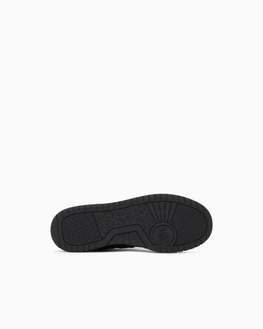 ARMANI EXCHANGE Black Sneakers for men