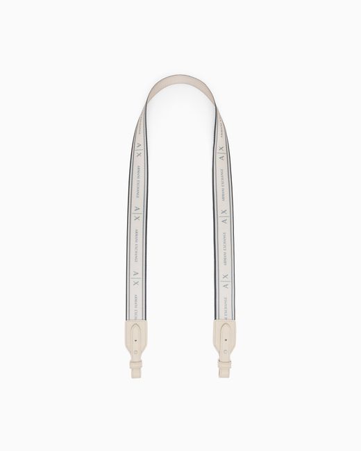 ARMANI EXCHANGE White Tote Shopping Bag