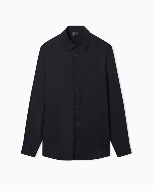 ARMANI EXCHANGE Blue Regular Fit Shirt for men