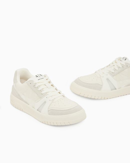 ARMANI EXCHANGE White Sneakers for men