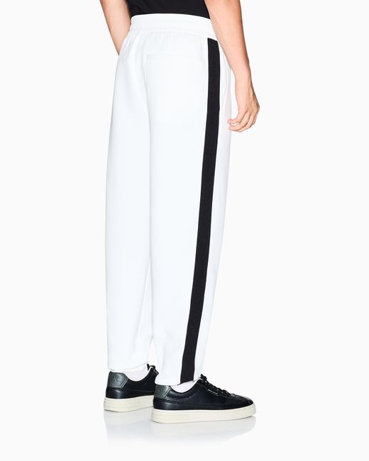 ARMANI EXCHANGE White Striped Pants for men
