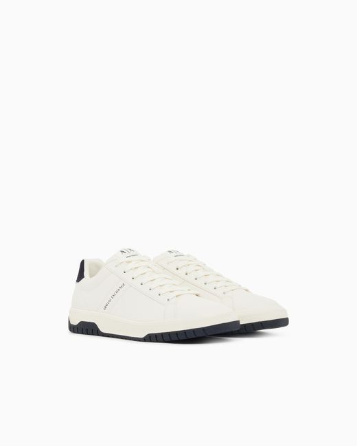 ARMANI EXCHANGE White Sneakers for men