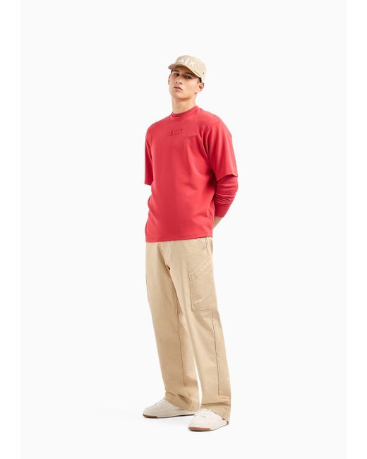 Armani Exchange Sweaters in Red for Men Lyst
