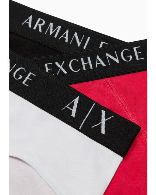 Slips Armani Exchange pour homme en coloris White