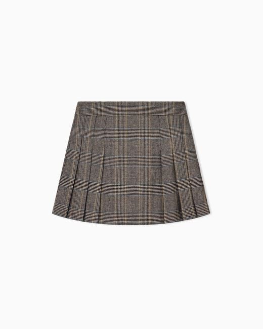 ARMANI EXCHANGE Gray Slim Fit Skirts