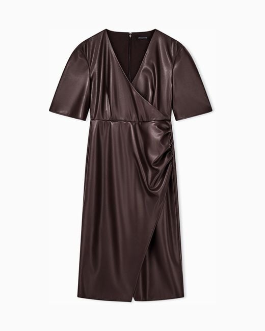 ARMANI EXCHANGE Brown Slim Fit Dress