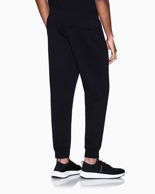 ARMANI EXCHANGE Black Horse Print Sweatshirt Joggers for men
