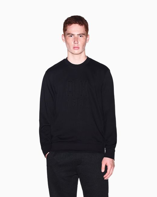 ARMANI EXCHANGE Blue Sweatshirt for men
