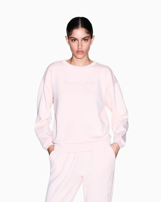 ARMANI EXCHANGE Pink Sweatshirt