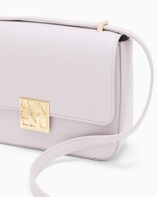 ARMANI EXCHANGE White Messenger Bag