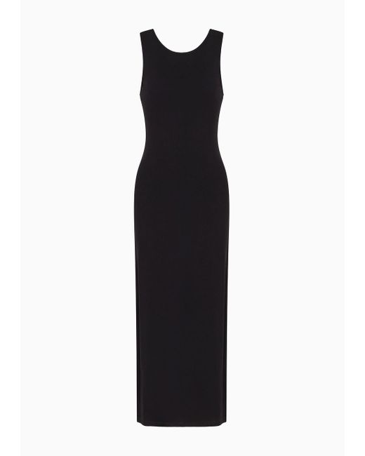 Armani Exchange Black Long Dress