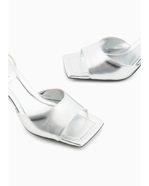 Armani Exchange Heels in White Lyst