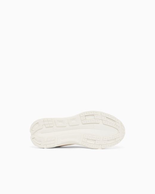 ARMANI EXCHANGE White Sneakers With Ripstop And Rubber Sole for men