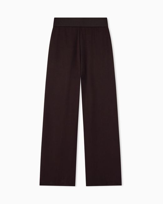 ARMANI EXCHANGE Purple Regular Fit Trousers