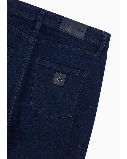 Armani Exchange Blue Straight Jeans