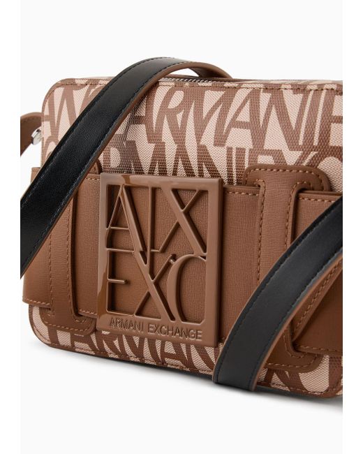 Armani Exchange Brown Crossbody Bags