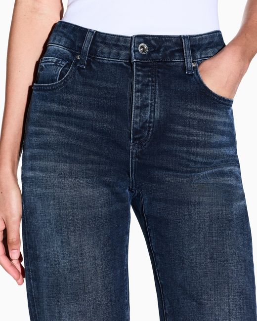 ARMANI EXCHANGE Blue Super Skinny Fit 5 Pockets Pant
