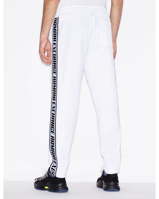 armani exchange white pants