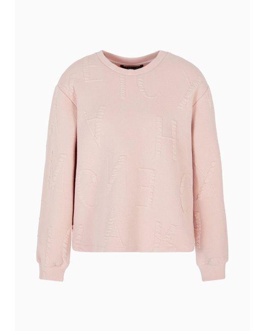 Armani Exchange Pink Sweatshirts Ohne Kapuze