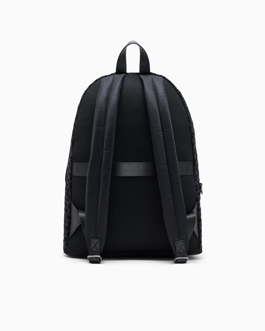ARMANI EXCHANGE Blue Backpack for men