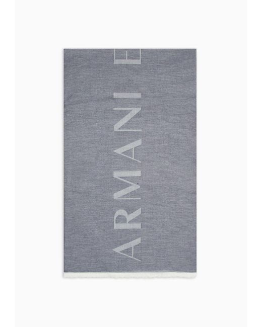 Armani Exchange Gray Scarves for men