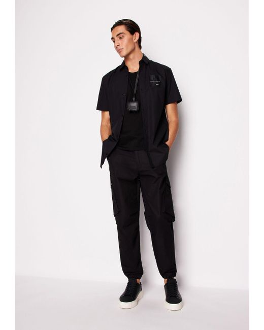 Armani Exchange Hemden Casual in Black für Herren
