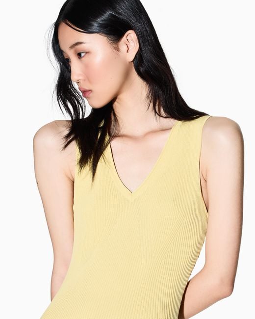 ARMANI EXCHANGE White Long Dress