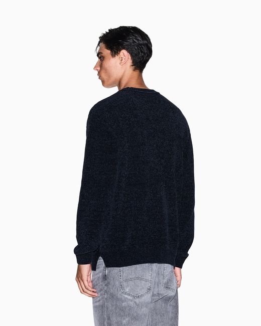 Pull En Maille Tissée ARMANI EXCHANGE pour homme en coloris Blue