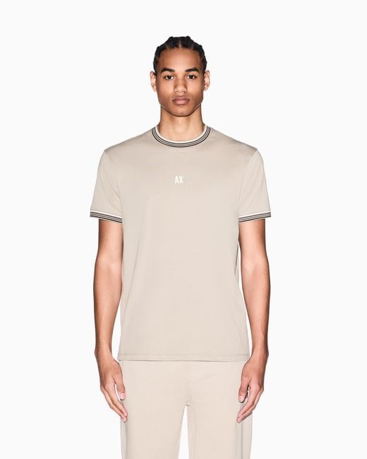 ARMANI EXCHANGE Natural Regular Fit T-Shirt for men