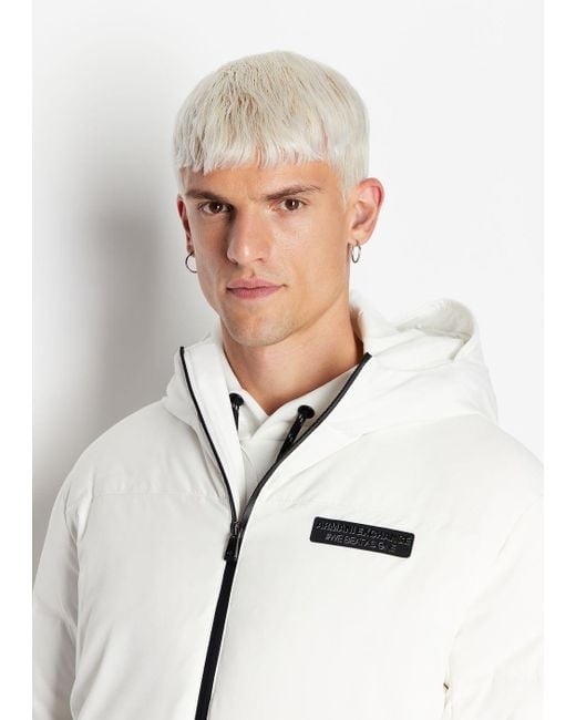 White armani store jacket men's