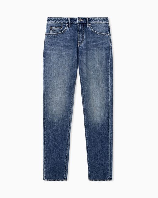 ARMANI EXCHANGE Blue Slim-Fit 5-Pocket Pant for men