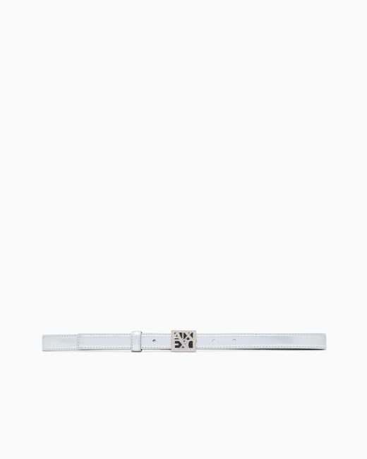 ARMANI EXCHANGE White Plate Belt