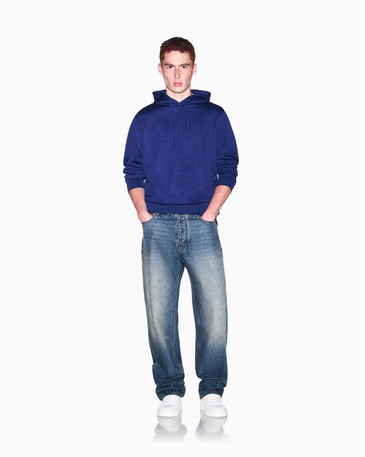 ARMANI EXCHANGE Blue Sweatshirt for men