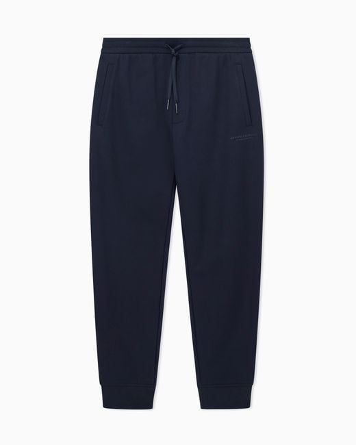 ARMANI EXCHANGE Blue Regular Fit Trousers for men