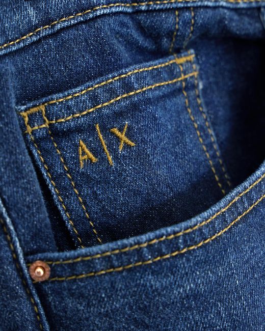 ARMANI EXCHANGE Blue Slim Fit 5 Pockets Pant for men
