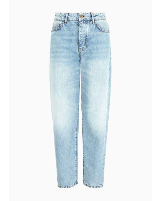 Armani Exchange Blue Carrot-fit Jeans