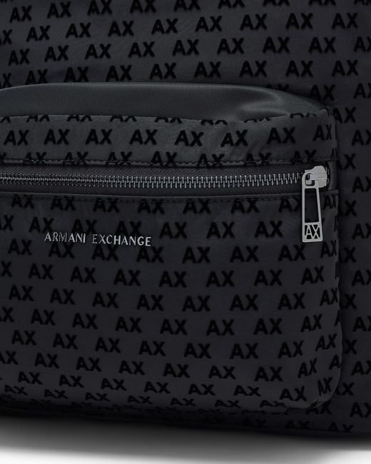 ARMANI EXCHANGE Blue Backpack for men