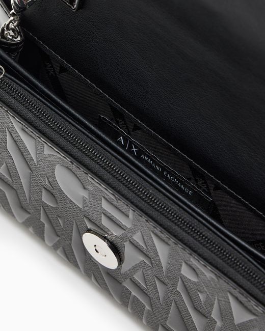 ARMANI EXCHANGE Gray Wallet On Chain