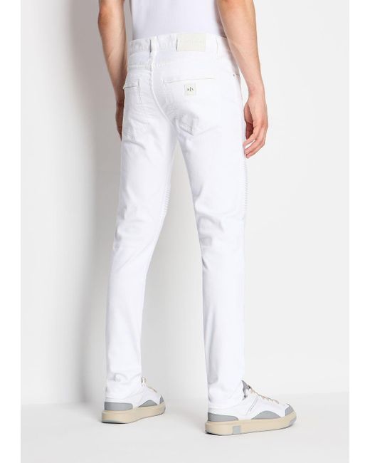 Armani exchange top white jeans
