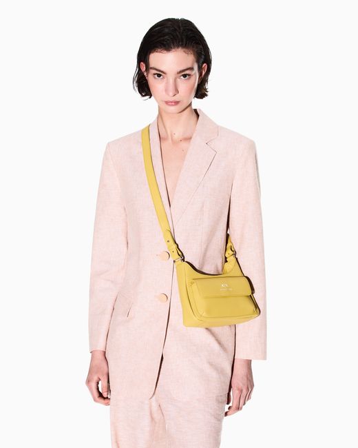ARMANI EXCHANGE Natural Umhängetasche Mit Außentasche