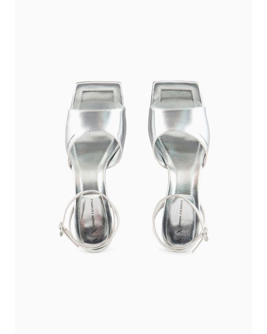 Armani Exchange Heels in White Lyst