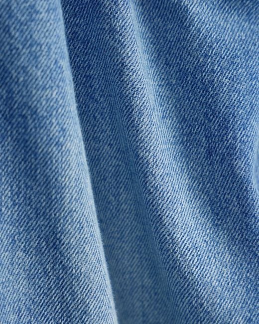 ARMANI EXCHANGE Blue Oversized Fit 5 Pockets Denim Pant Rigid Cotton