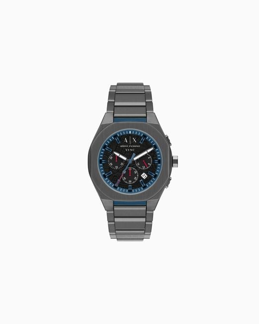 ARMANI EXCHANGE Blue X Sync Quartz Chronograph Watch for men
