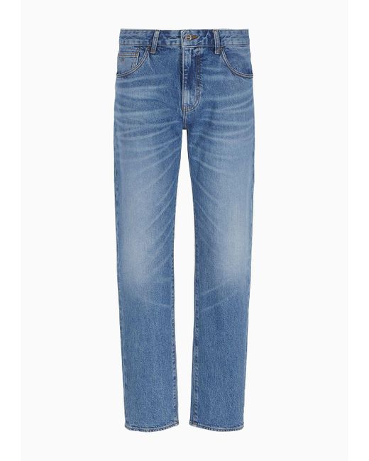 Armani Exchange Blue Slim Fit Jeans for men